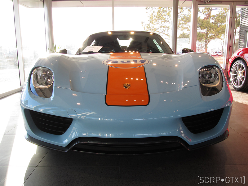 Illustration for article titled Ultra Rare Gulf Livery 918 Spyder w/ Weissach